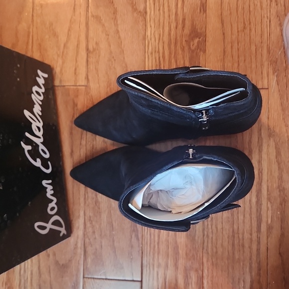 Sam Edelman Rita Suade Booties/Boots - Picture 3 of 12